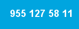 955 127 58 11 955 127 58 11